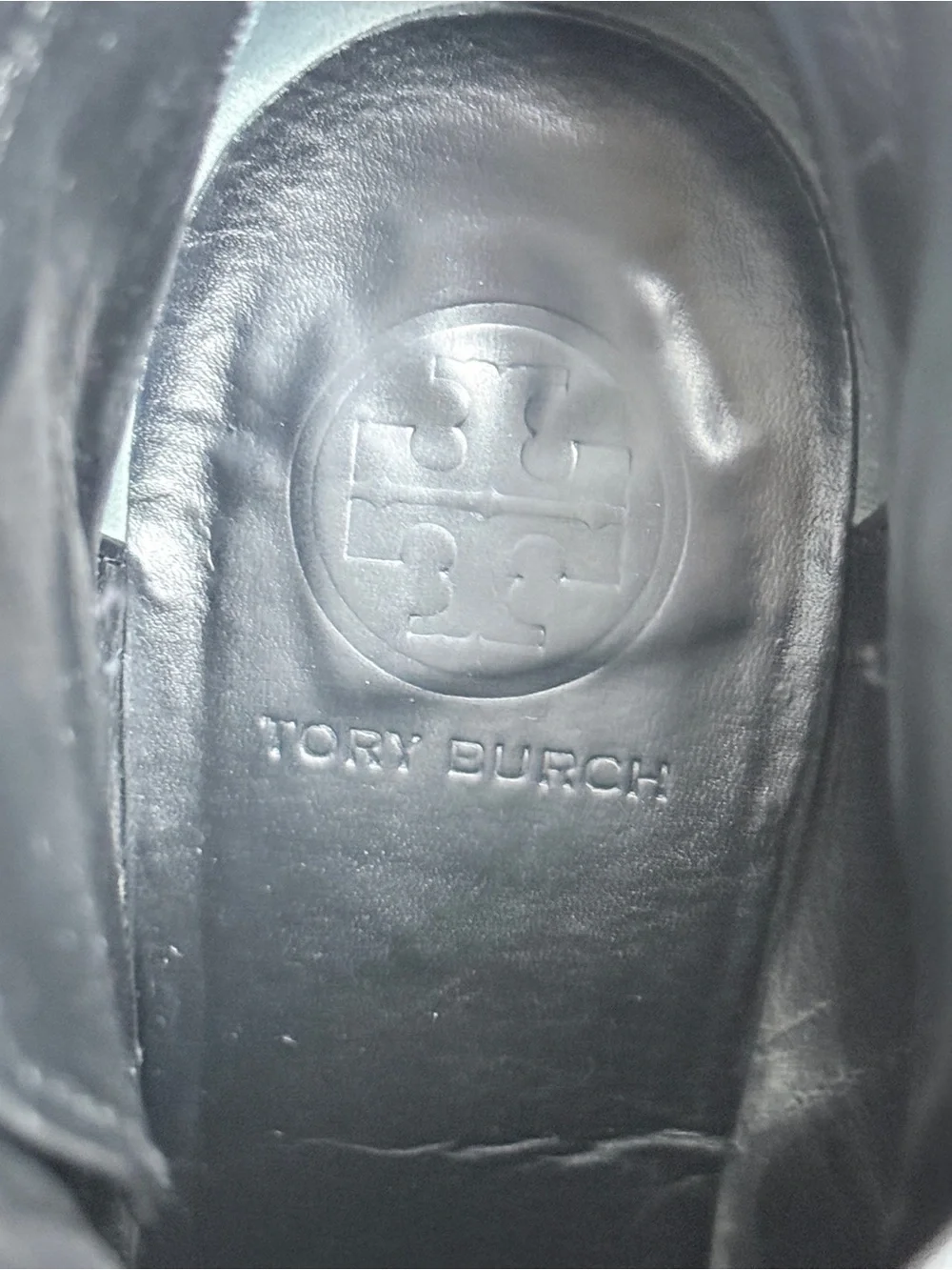 Tory Burch Kayden Black Leather Ankle Strap Booties 9